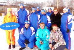 Областные зимние игры - сборная г.Кедрового